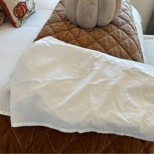 White Queen bed skirt